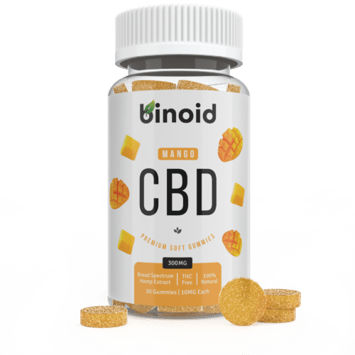 Binoid CBD Mango Fruit Gummies 300mg Hemp Organic buy online