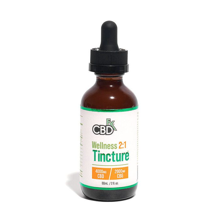 CBDfx CBD + CBG Oil Wellness Tincture 2:1