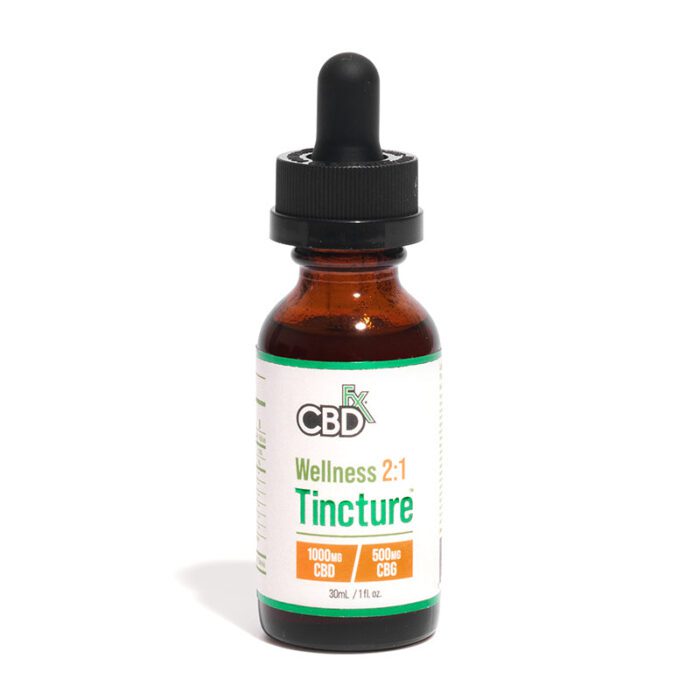 CBDfx CBD + CBG Oil Wellness Tincture 2:1