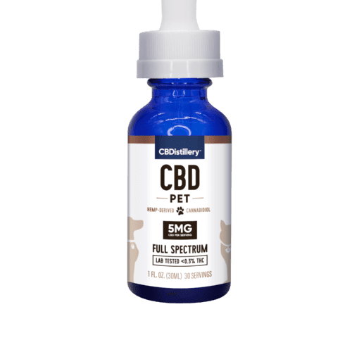 CBDistillery CBD Pet Oil Tincture (150mg, 600mg)