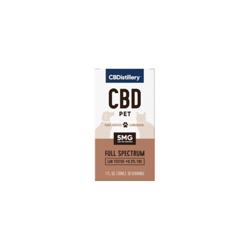 CBDistillery Pet CBD Oil 150mg For Dog Joints Sleep Pain Box