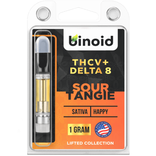 THCV + Delta 8 THC Vape Cartridge - Sour Tangie