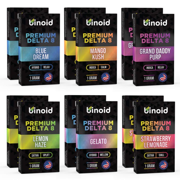 Binoid Delta 8 THC Vape Cartridges - Bundle