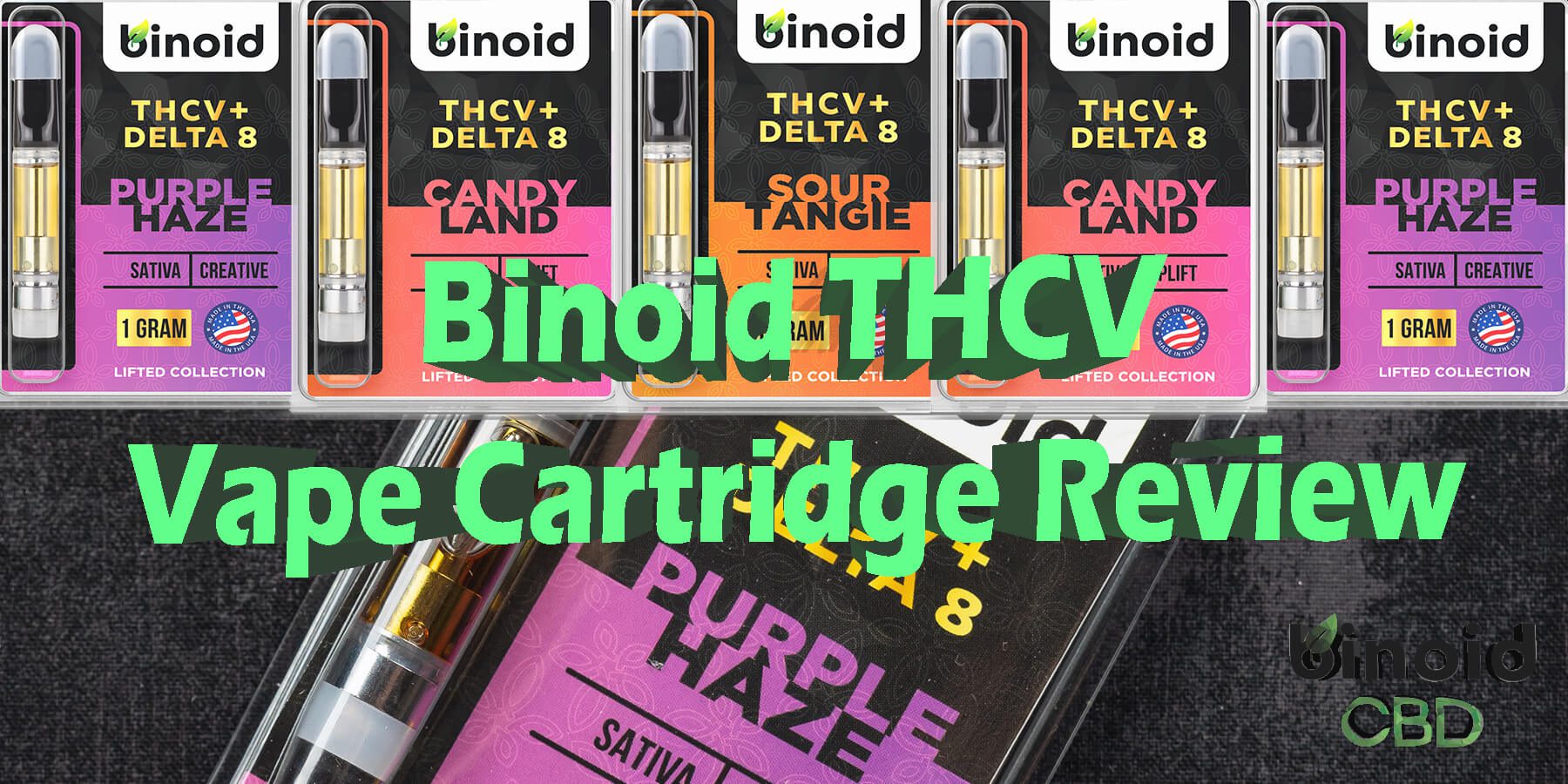 Binoid THCV Vape Cartridge Review | Best THCV Vape Carts